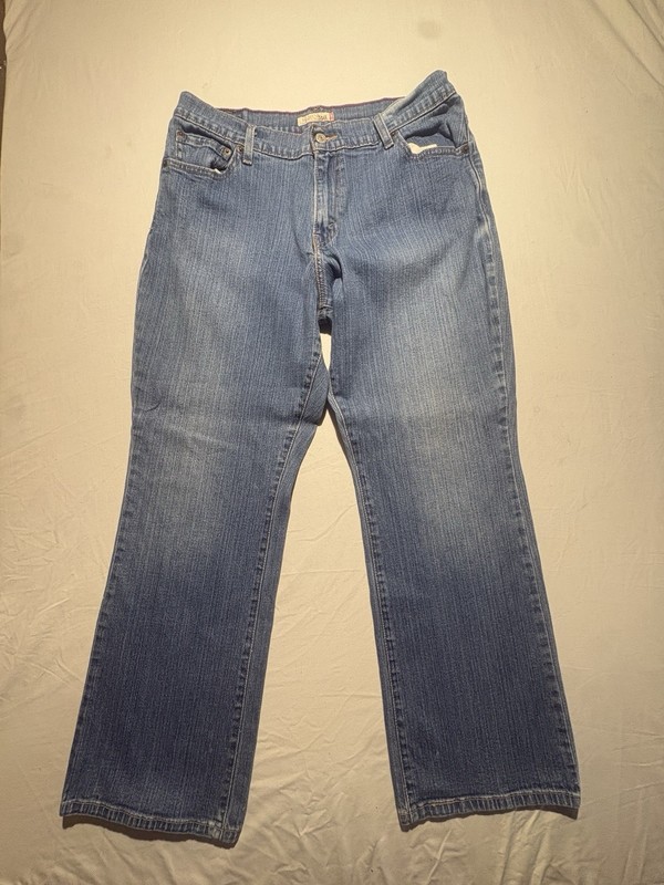 Levi’s 550 Relaxed Fit Jeans Women’s 14 Short W31 Blue Stretch Denim