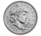 1776-2026 Emerging Liberty Dime. 2 Roll Set P & D-NEW. Uncirculated. Unsearched.