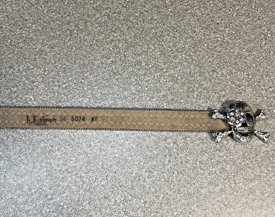 Cinturón de Asesinato BB Simon Talla 36 5074 NI ENVÍO GRATUITO (SIN CAJA) Foto 3 de 4