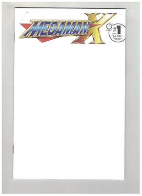 MEGA MAN X #1 TIMELINES - WHITE BLANK SKETCH VARIANT COVER - UDON/2023