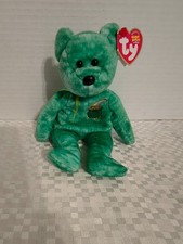 TY Original Beanie Babies Bear Killarney DOB 3-17-2003
