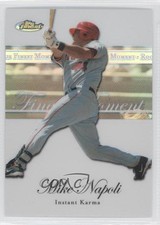 2007 Topps Finest Rookie Finest Moments Refractor Mike Napoli #RFM-MN 0c2