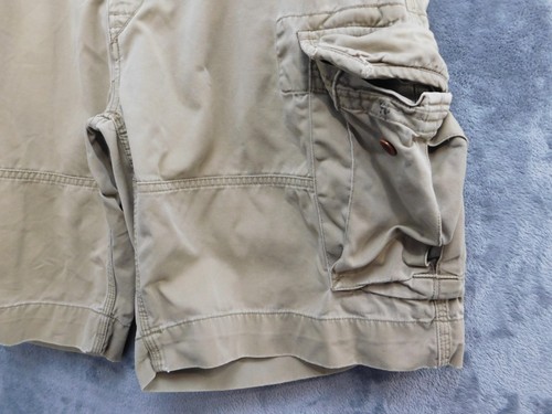 Polo Ralph Lauren Cargo Shorts Mens 36 Khaki Classic Polo Chino Button Pockets - Picture 3 of 18