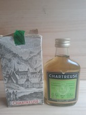 RARE 1970 S 20cl Green Chartreuse Bottle Flask + Original Petaca Flask Case