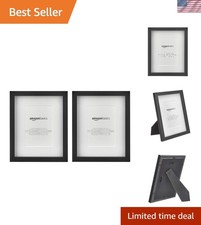 Stylish Black Picture Frame Set 8x10  5x7 - Perfect for Any Occasion