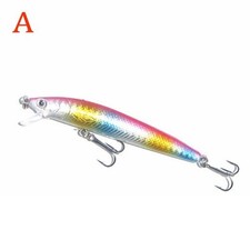 Fishing Lures Minnow Bait Crankbaits Jerkbait Floating Lot Hook for Bass Tackle