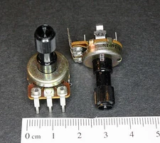 10 pcs Linear Taper 500 Ohm PCB Mount .200W Potentiometer Matsushita 