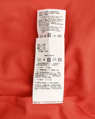 Emporio Armani Ea7 Sweatshirt Hoodie Man Red 3HPM22 PJ05Z 1453 Sz. S MAKE OFFER - Picture 7 of 11