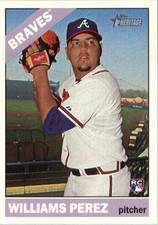 2015 Topps Heritage #676 Williams Perez Atlanta Braves Rookie Card