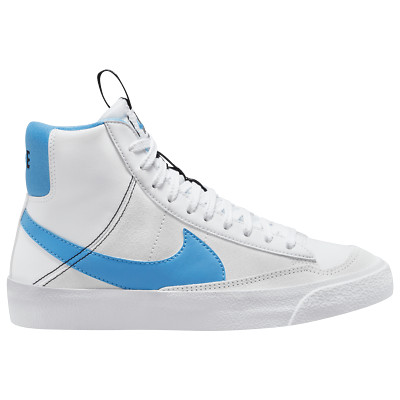Nike Blazer Mid u0026#039;77 SE GS White University Blue Black DH8640-104 Size  4Y-7Y New | eBay