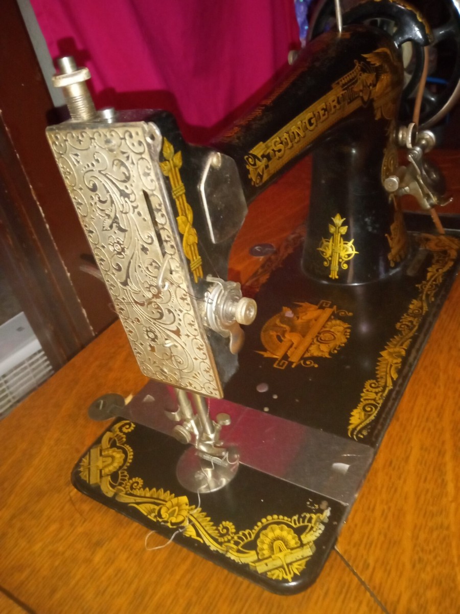 vintagan・an no.27 1910 Singer Sewing Machine No. 27-4 Immaculate Condition with