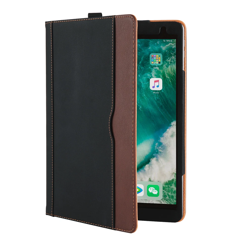 2019 Apple iPad Case 7th Generation 10.2" Soft Leather Smart Cover Wallet Folio - Image 4 of 4