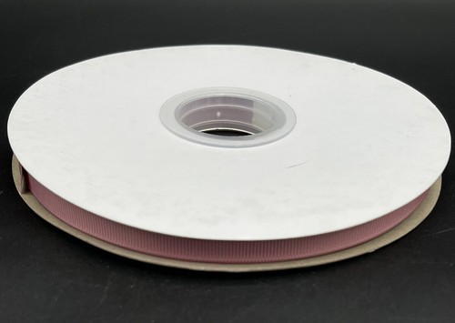 3/8" x 50 yd Rose Mauve Grosgrain Ribbon Roll NEW - Picture 2 of 2
