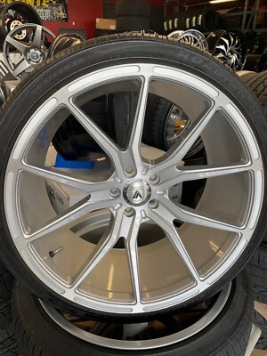 22x10.5 wheels Asanti ABL Black Label (5/115) +35 Offset with 265 