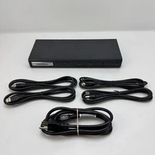 Emerson Avocent SV SV240D KVM Switch 4 DVI USB 3.1 w/ Cables