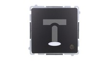 Simon Basic Bouton lumineux avec rétroéclairage LED (module) 10AX, 250V, quick co /T2UK