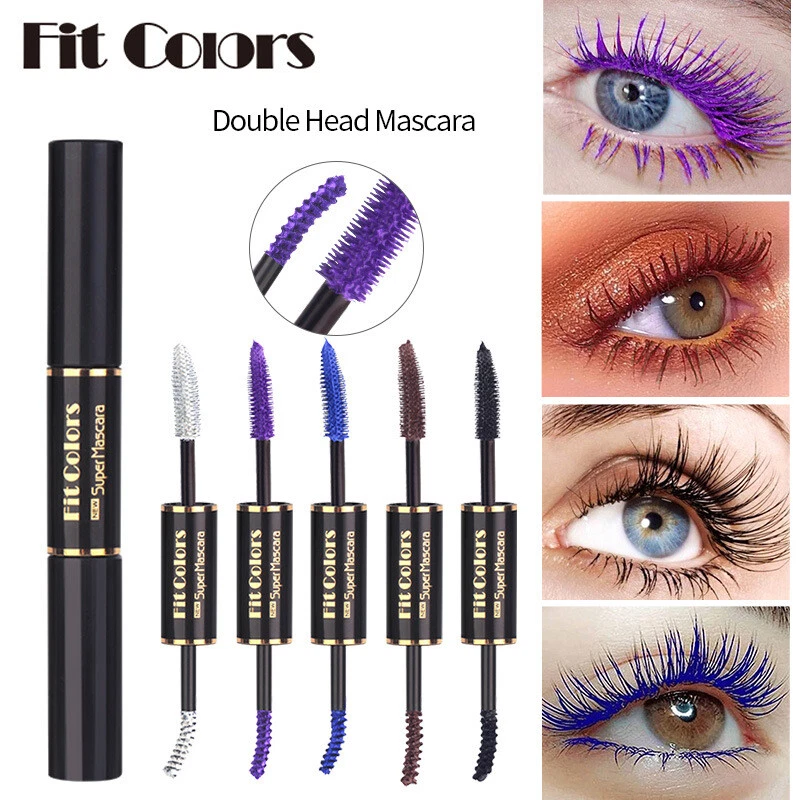 Dual Side 4D Silk Fiber Eyelash Mascara Waterproof Eyelash Fluffy Volume Mascara