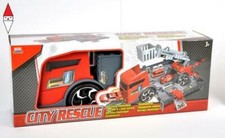 MODELLINO DISTRIBUTORI GIOCATTOLI VALIGETTA CAMION POMPIERI CON RAMPA LANCIO