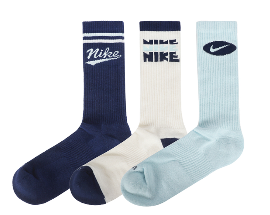 靴 NIKE 3pair set Nike Everyday Plus Crew Socks 3Pairs Unisex Sportswear Socks