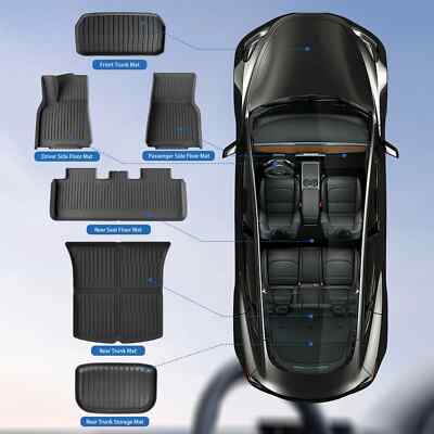 Tesla Model Y 5-Seat 2021-2024 Custom Fit All Weather Weize TEM-1562