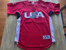 RARE! Derek Lee Chicago Cubs HOF Auto Jersey 2006 WBC World Baseball Classic