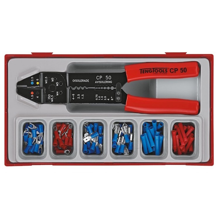 Teng Tools TTCP121 - Crimping Plier Set 121pcs