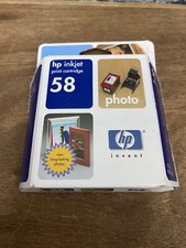 HP 58 Photo HP Inkjet Cartridge HP Deskjet 5550 NEW SEALED Expired Sept 2004