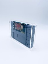 UV Protected Super Nintendo SNES Video Game Cartridge Acrylic Case Magnetic Lock