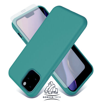 Silikon Hülle und Hartglas für iPhone 11 PRO MAX (GORILLA)