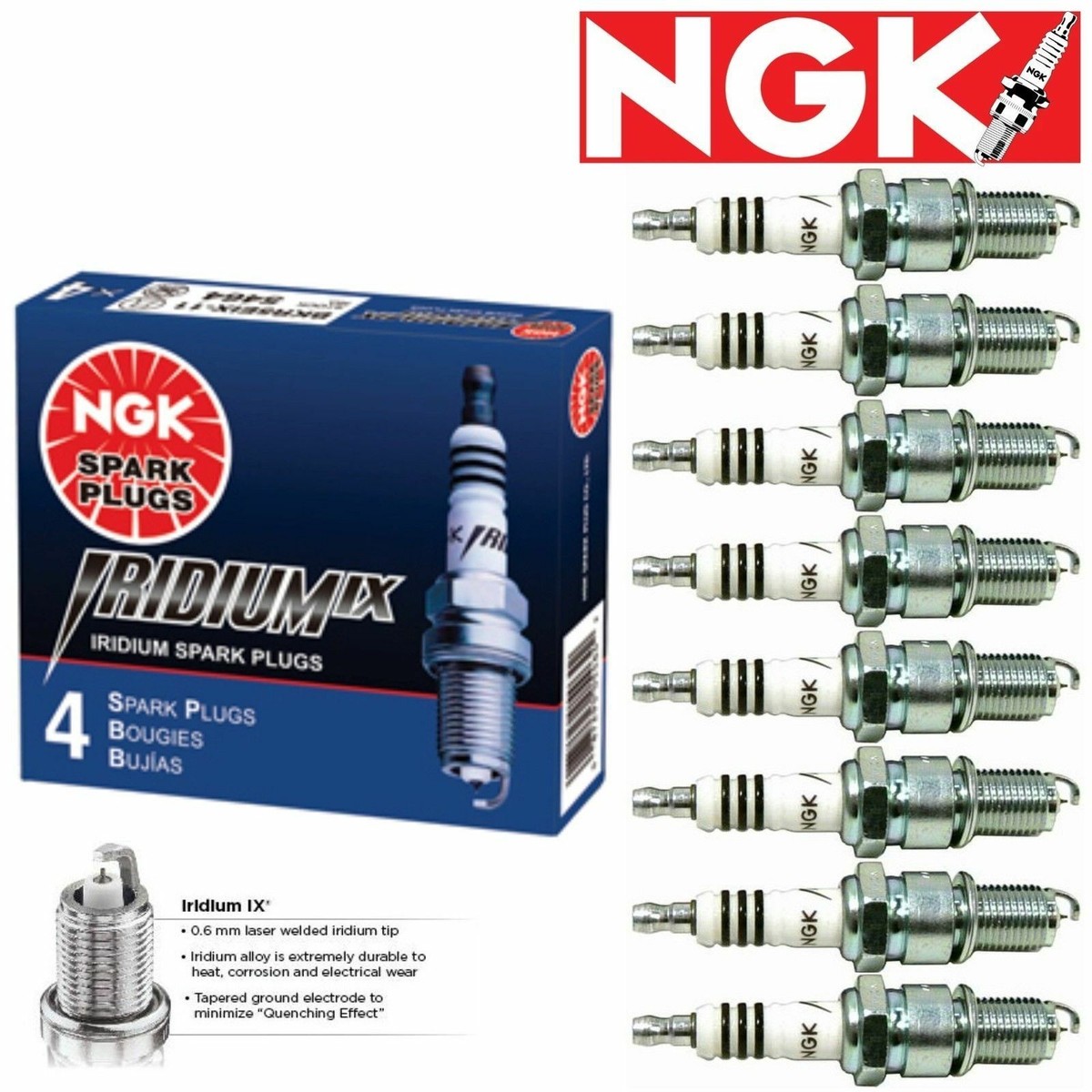 NGK Laser Iridium Spark Plug 2309 LFR7AIX NGK Laser Iridium Spark Plug 2309 LFR7AIX