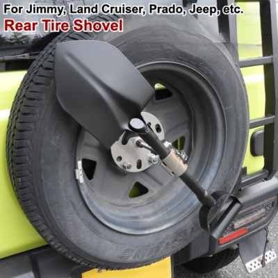 Shovel　ジムニータイヤ Rear Spare Tire Shovel Back Holder Key for Jimny JA71 JA11 JA12