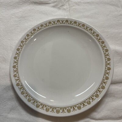 Set of 5 Pyroceram Tableware by Corning COR237 Mustard Fan 7 1/4  Fruit plates