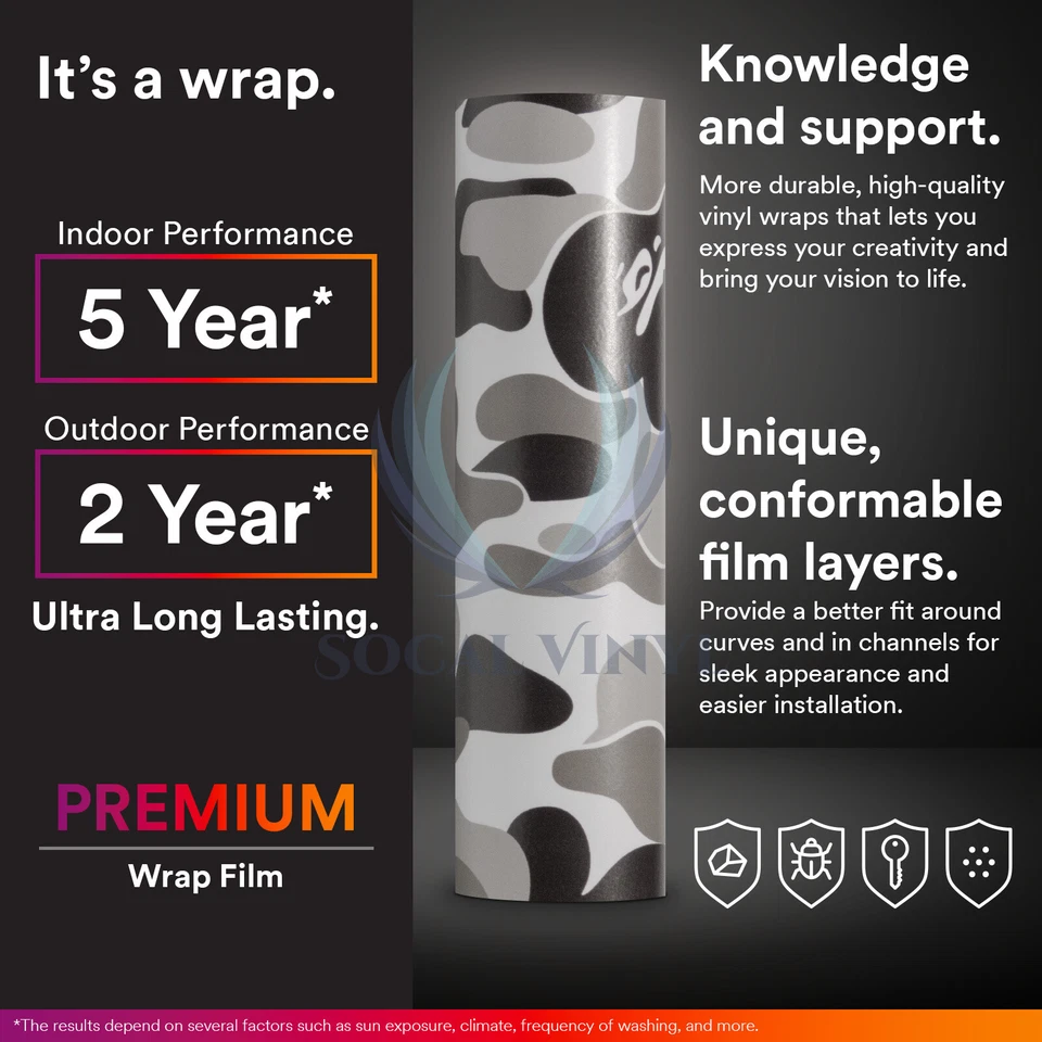 Premium Camuflaje Camuflaje Mono Azul Coche Vinilo Envoltura Adhesivo Calcomanía Hoja Película Hágalo Usted Mismo Foto 4 de 4