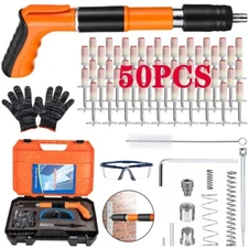 Portable Steel Brick Concrete Nailer Nail Gun Cordless Wall Fastening Tool Kit