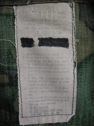 L@@K! Vietnam War Era USMC "Highland" ERDL Brown Dominant Pattern Combat Coat Sz - Picture 4 of 16