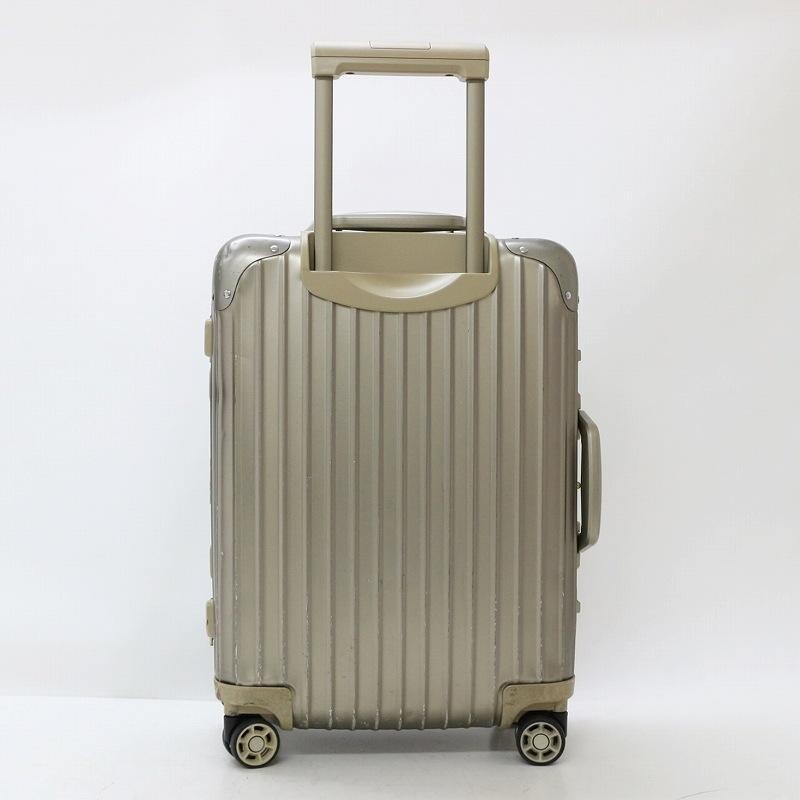 Rimowa Topas Cabin S 32L Titanium Gold 4-wheels Carry Case Rimowa Topas Cabin S 32L Titanium Gold 4-wheels Carry Case