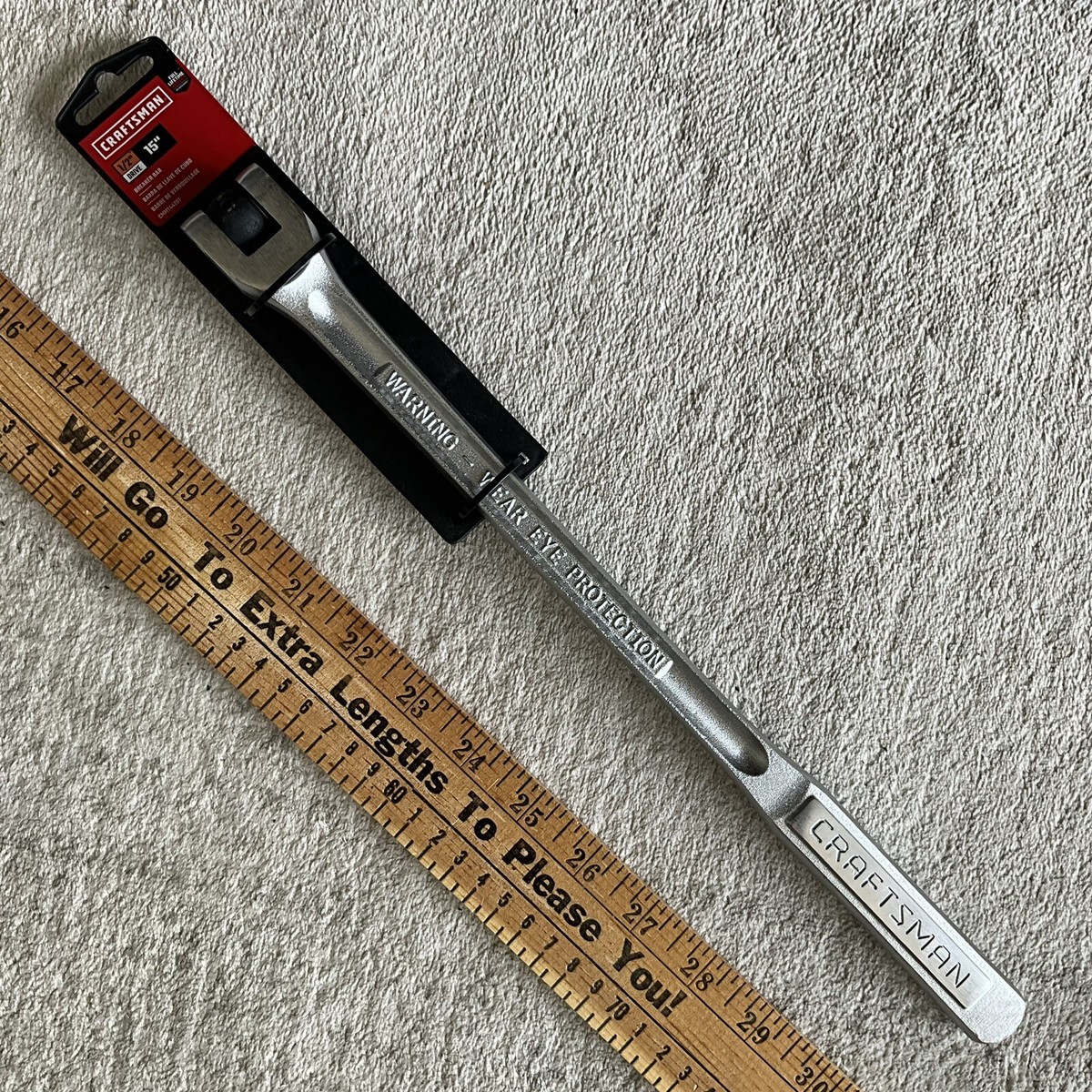 Craftsman 1/2 in. Flex Handle Breaker Bar, 15 in. Length Craftsman 1/2 in. Flex Handle Breaker Bar, 15 in. Length