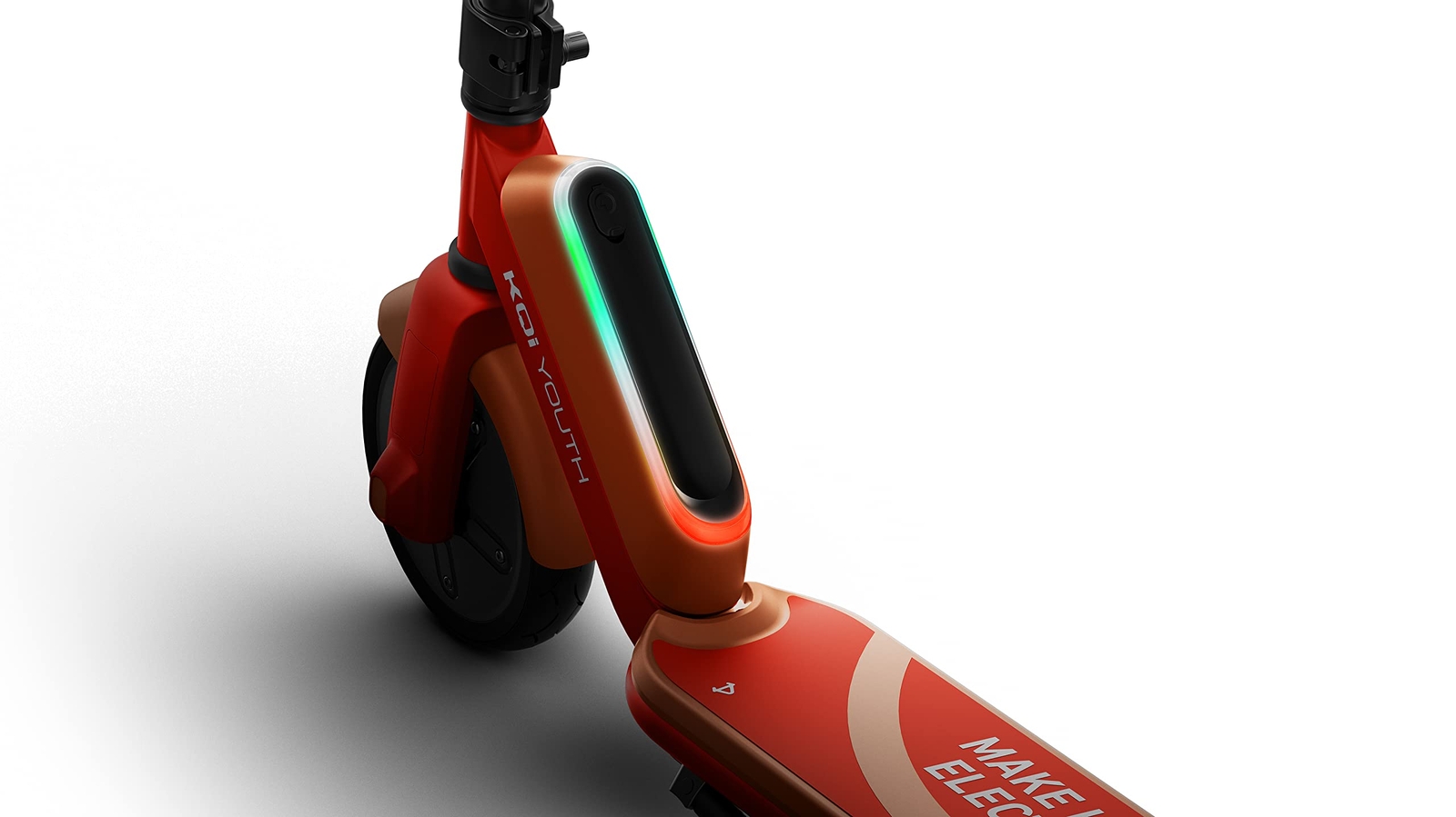 NIU KQi Youth + Electric Kick Scooter for Kids 6-12 yrs/48-63 inch Height (Red)