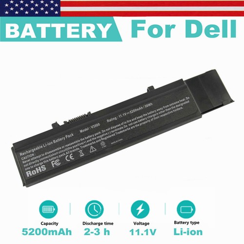Battery for Dell Vostro 3400 3500 3700 7FJ92 07FJ92 4JK6R Y5XF9 CYDWV 5200mAh - Picture 8 of 23