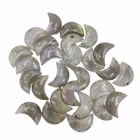50pcs Natural Labradorite Stone Moon Gemstone Home Decor Ornaments 13x18mm