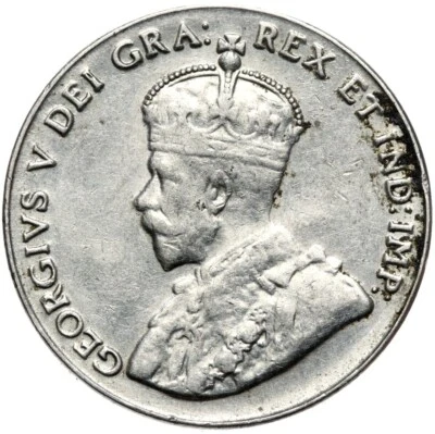 Kanada Canada - König George V.  - Münze - 5 Cents 1927 - Ottawa - ERHALTUNG ! - Bild 1 von 2