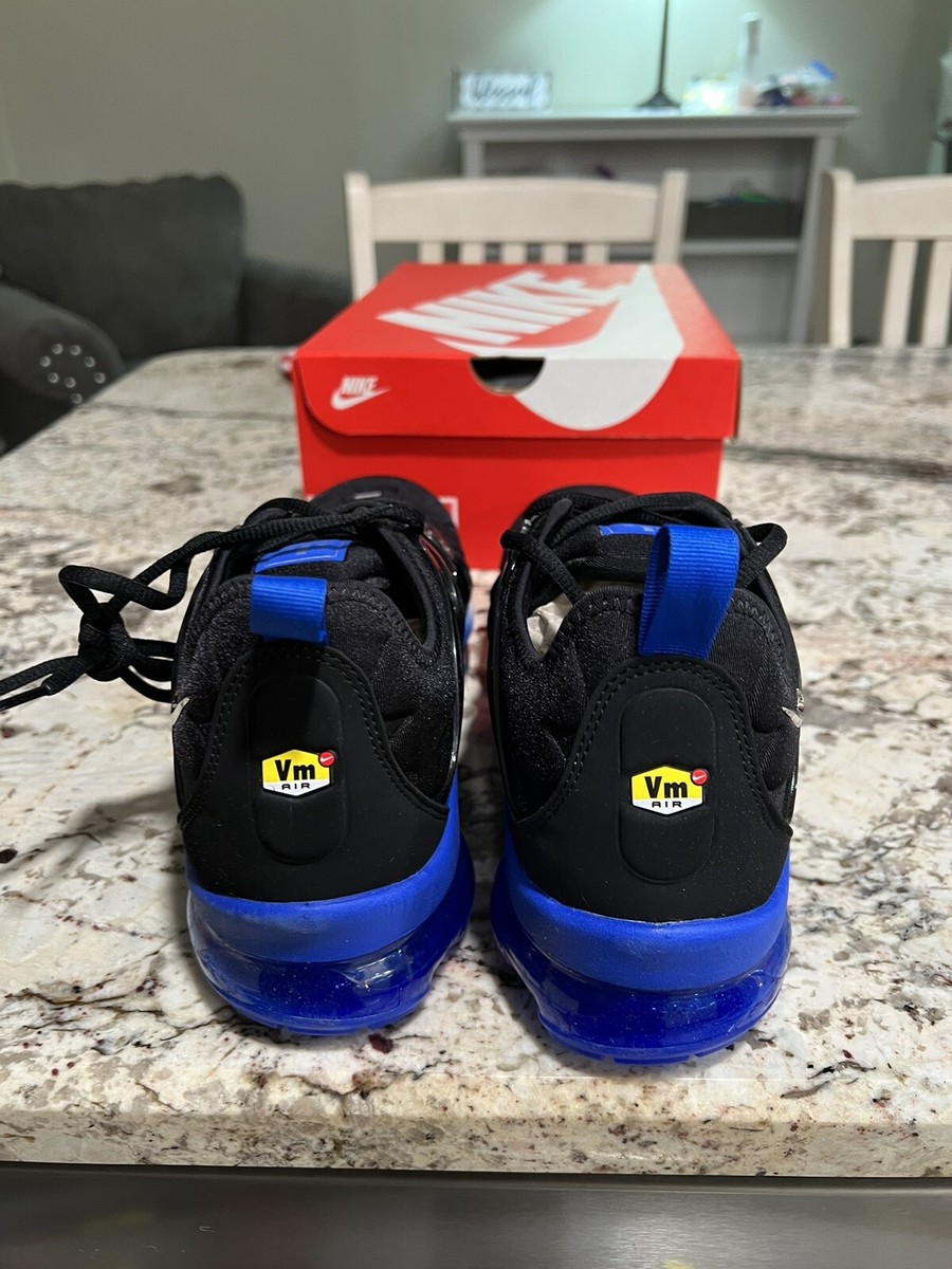 Nike Air Vapormax Plus Magic Black Silver Royal Blue Shoes DH4300-001 Men\'s 11.5 Nike Air Vapormax Plus Magic Black Silver Royal Blue Shoes  main image 4