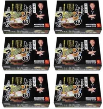 Japanese Ramen Noodles TOMITA Dipping Soba Tonkotsu Pork Seafood Soup Foo　６boxes