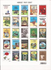 Belgium - Sheet - 2007 - COB BL143** - SCOTT 2234 - Tintin - MNH -