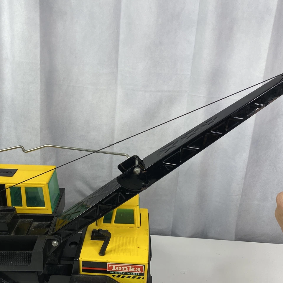 Grúa de celosía Tonka Mighty diésel con carcasa de almeja 1990 neumáticos XMB 975 Foto 3 de 4