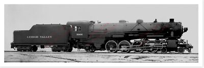 LVRR Lehigh Valley Railroad 1924 Steam Engine 5000 Builders 4 x 12 Photo