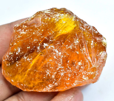 99.00 CT Natürlich Baltisch Karamellbonbon Ei Eigelb Bernstein Facettiert Grobem
