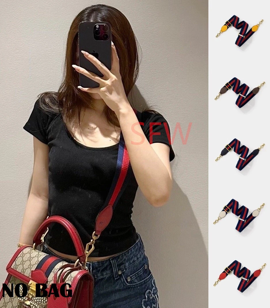 Bracelet de sac à main sans logo convient pour Gucci Queen Margaret bandoulière toile + cuir
