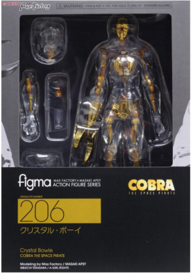 Figurine Figma 206 Cobra Crystal Bowie, Max Factory 2014, Japon, 15cm, Neuve Scellée