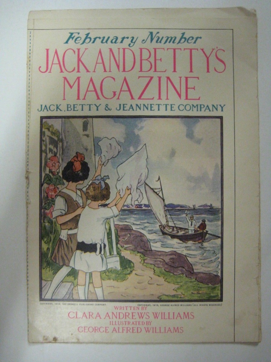 【稀少】REVISED JACK & BETTY Vintage The Adventures of JACK AND BETTY Booklet Clara George